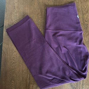 Lululemon Align high rise crop 21” size 6